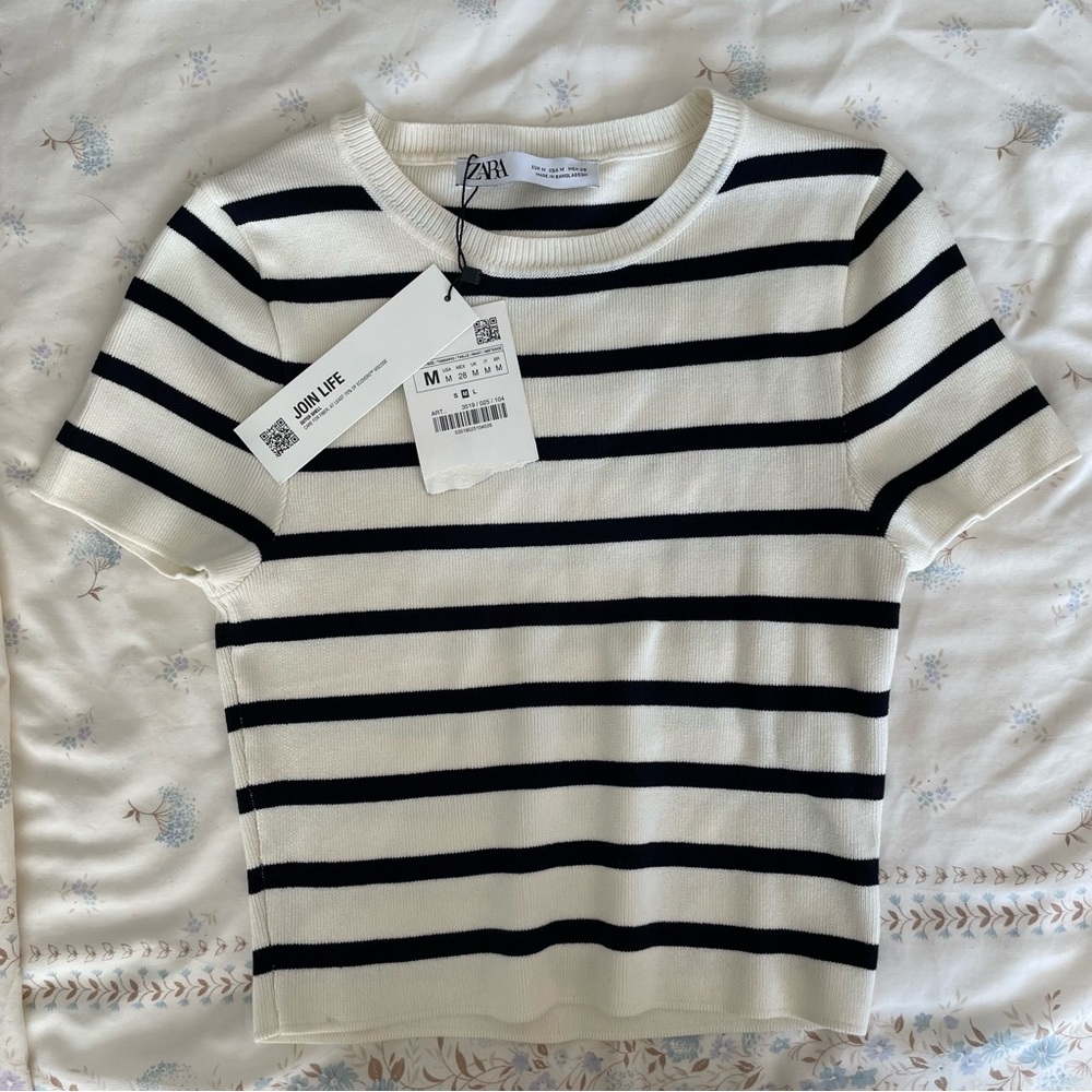 Striped Zara Crop Top